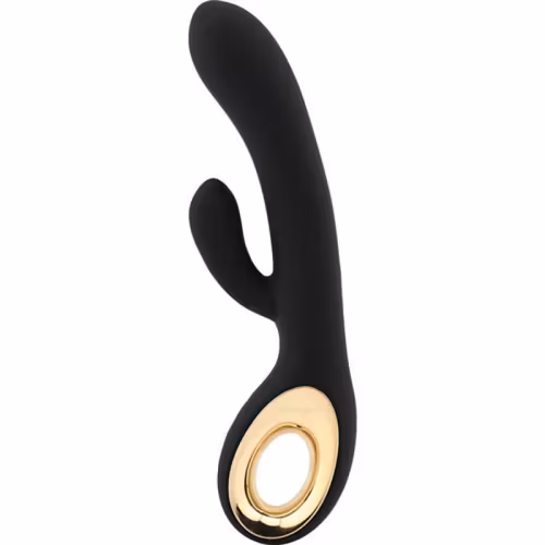 Rabbit vibrator handy two touch grip black
