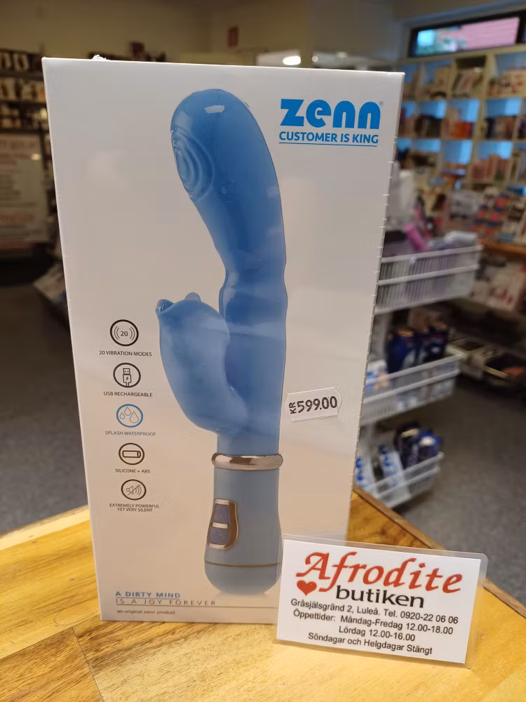 Vibrator med dubbel kvinnlig stimulering