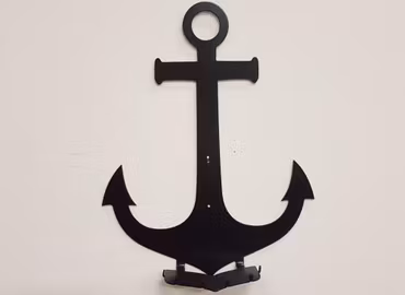 Väggljushållare, Ankare