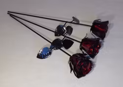 3st Evighetsrosor Röd/Svart