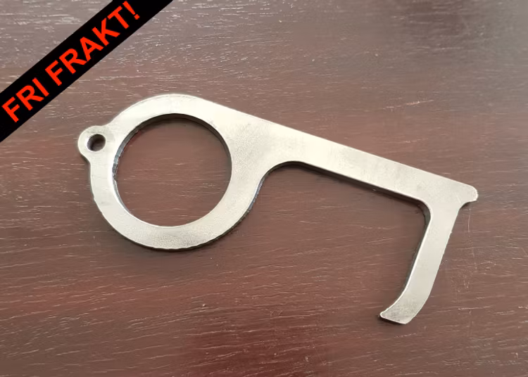 Cleankey skuren i stål.