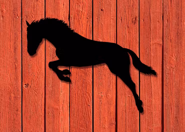 Fasaddekor Häst 2