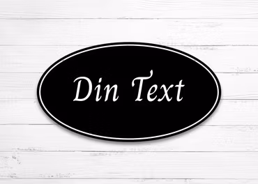 Klassisk Gårdsskylt - Oval