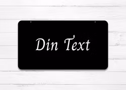 Klassisk Gårdsskylt - Rektangulär