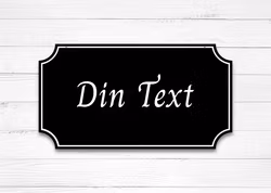 Klassisk Gårdsskylt - Gammaldags