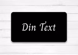 Gårdsskylt för vägg - Rektangulär