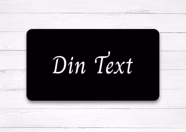 Gårdsskylt för vägg - Rektangulär