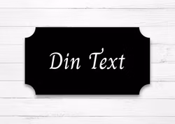 Gårdsskylt för vägg - Gammaldags