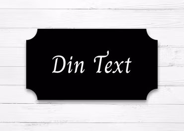 Gårdsskylt för vägg - Gammaldags