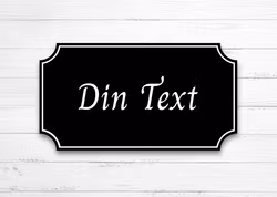 Gårdsskylt för vägg - Gammaldags