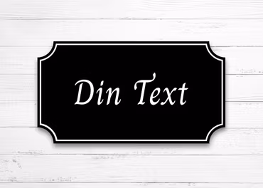 Gårdsskylt för vägg - Gammaldags