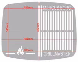 Personligt grillgaller S145