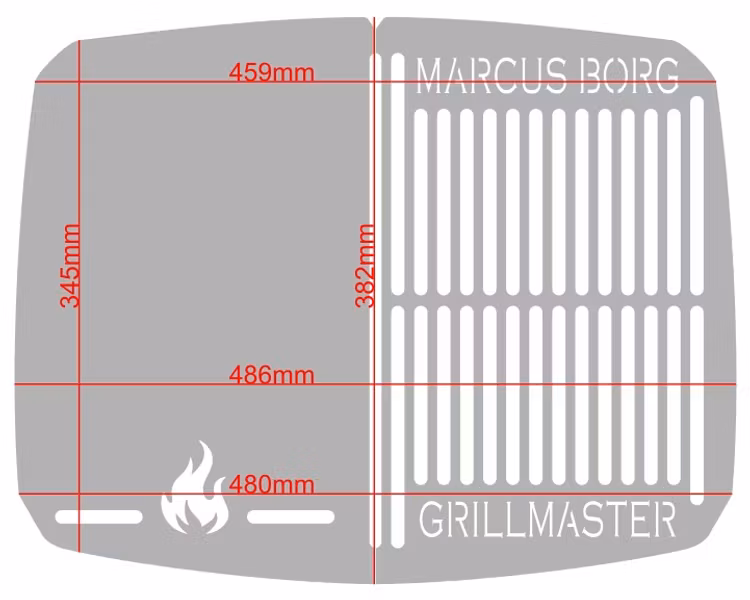 Personligt grillgaller S145