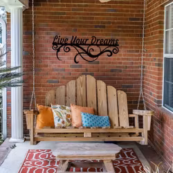 Personlig väggdekor - Skylt med egen text "Innerligheten"