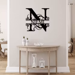 Monogram i metall, Din bokstav -  Ditt namn "Lyxigheten"