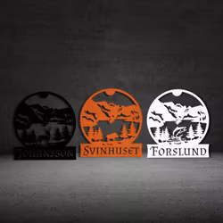 Personlig väggdekor "Vildheten"