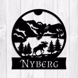 Personlig väggdekor "Vildheten"