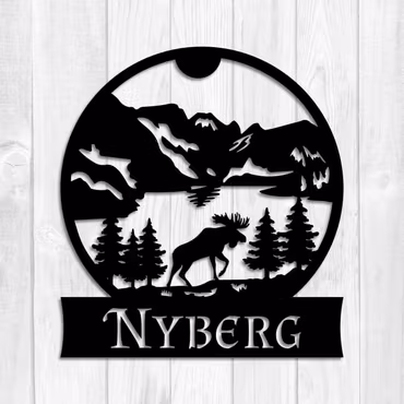 Personlig väggdekor "Vildheten"