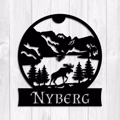 Personlig väggdekor "Vildheten"