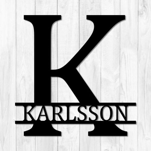 Stilrent Monogram med eget namn "Stilrenheten"