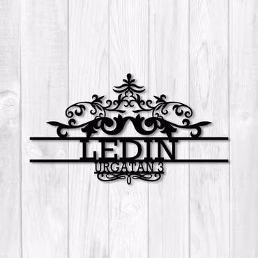 Exklusiv väggdekor med egen text - "Kejserligheten"