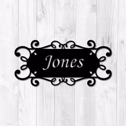 Personlig skylt med utskuren text - "Helheten"