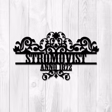 Exklusiv väggdekor med egen text - "Evigheten"