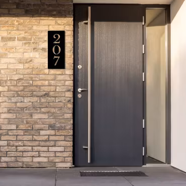 Husnummerskylt "Moderniteten"