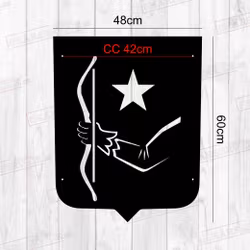 Vapensköld fasaddekor S201