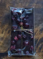 Mörk choklad 75%  med körsbär 100g, 1st