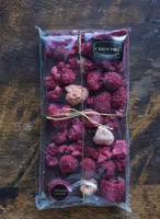 Ljus choklad 45%  med hallon 100g, 1st