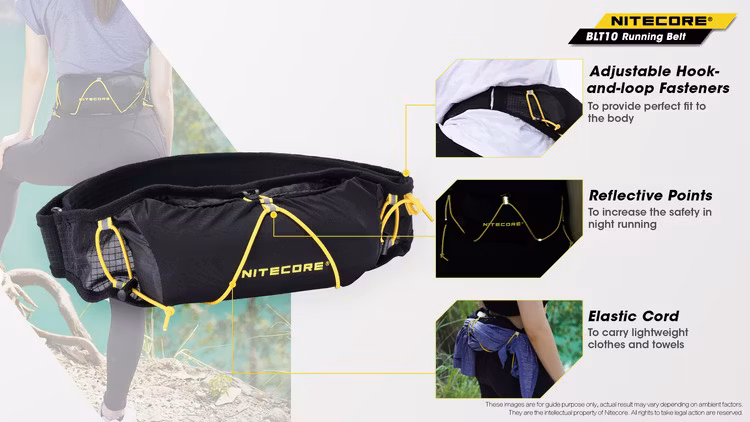 Nitecore Ultralätt Midjeväska/löparbälte