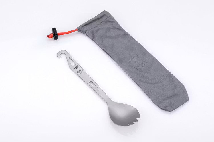 Titanium Spork med kapsylöppnare
