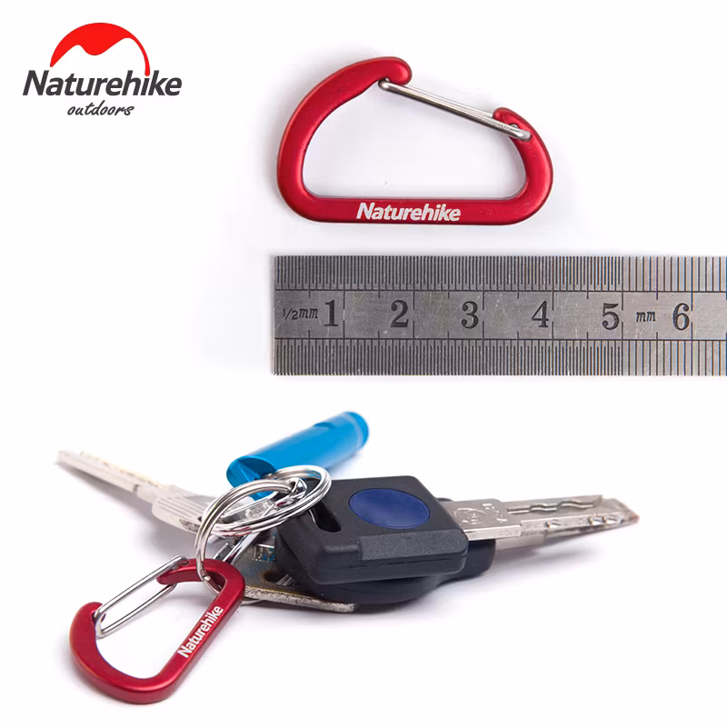 Mini Karbinhake D shape (2 pack)