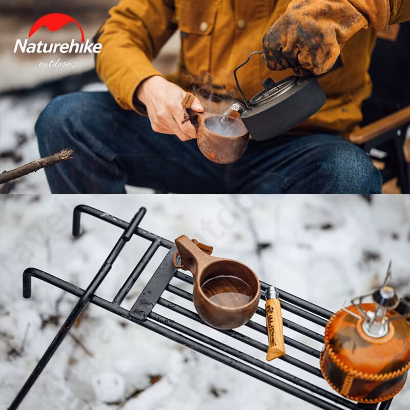 Mörkbrun Valnöt Kåsa