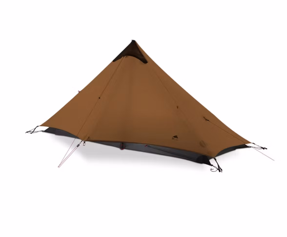 3F UL Gear Lanshan 1 Khaki med separat innertält (3-säsongs)