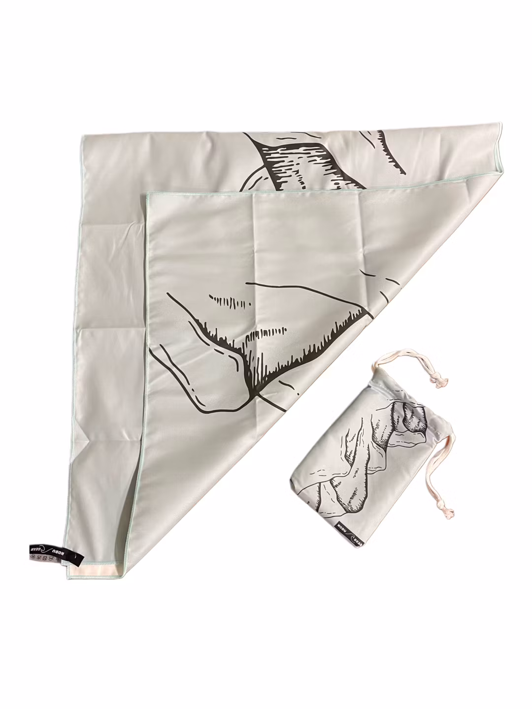 Nobu Gear Snabbtorkande Microfiber Resehandduk