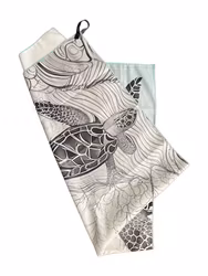 Nobu Gear Snabbtorkande Microfiber Resehandduk - Sea Turtle