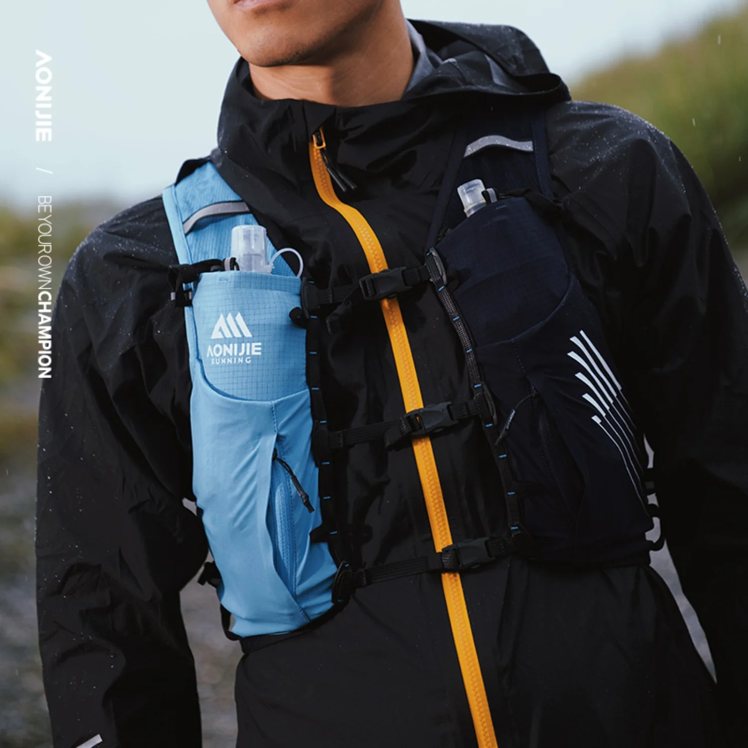 Aonijie Running Backpack 10L Navy Blue