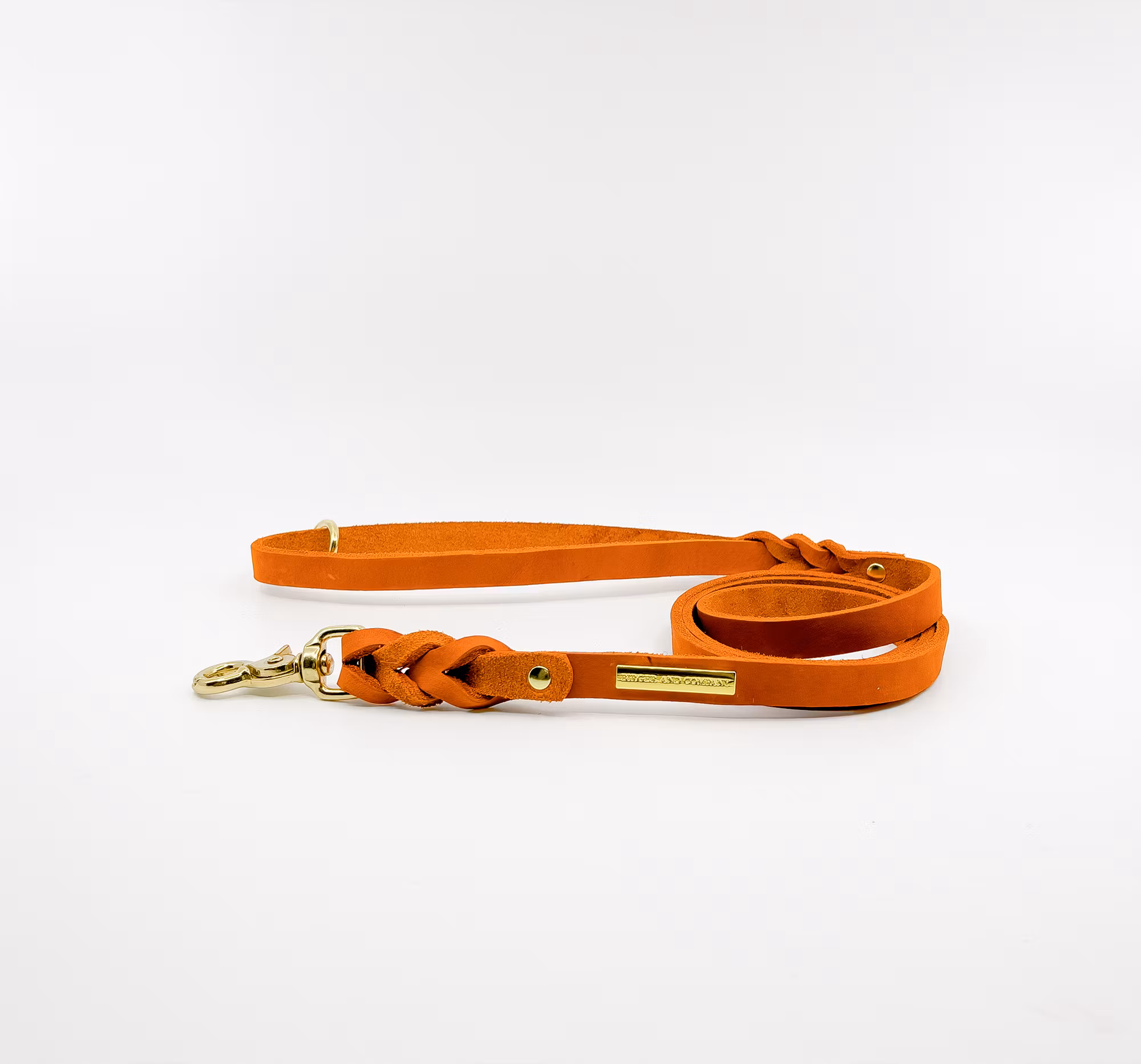 Läderkoppel - Orange