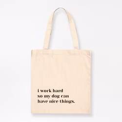 Tygkasse Work Hard