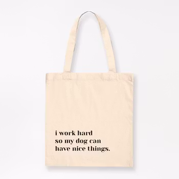 Tygkasse Work Hard