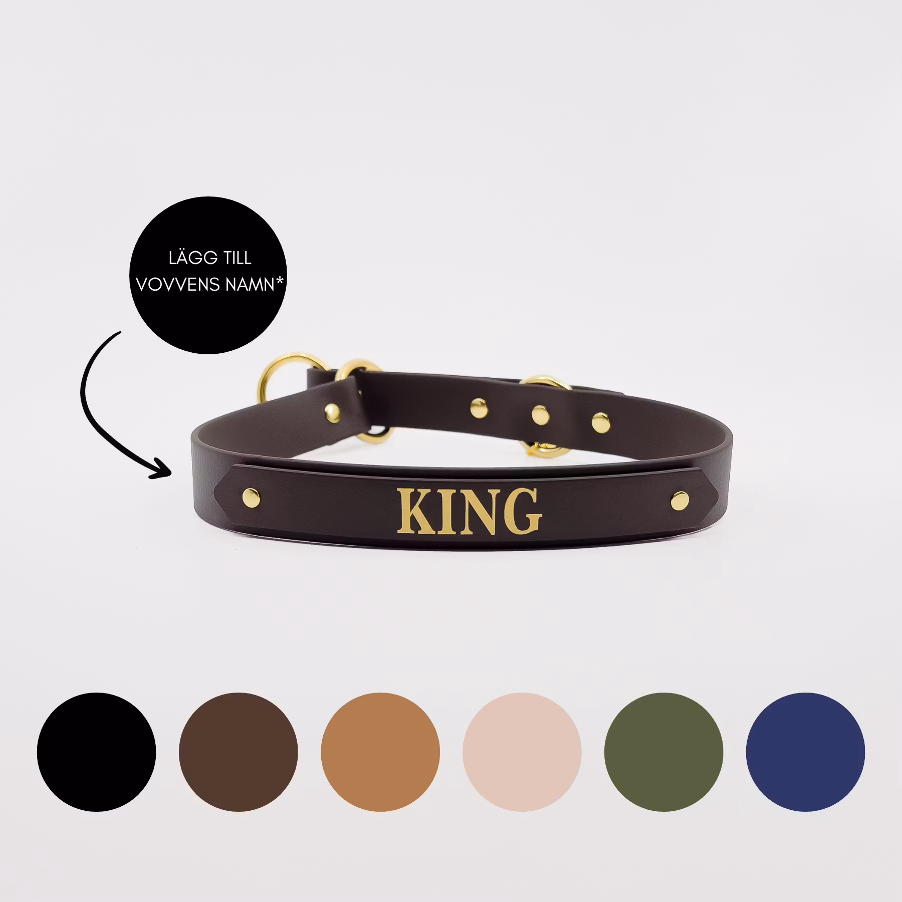 BioThane® Hundhalsband halvstryp
