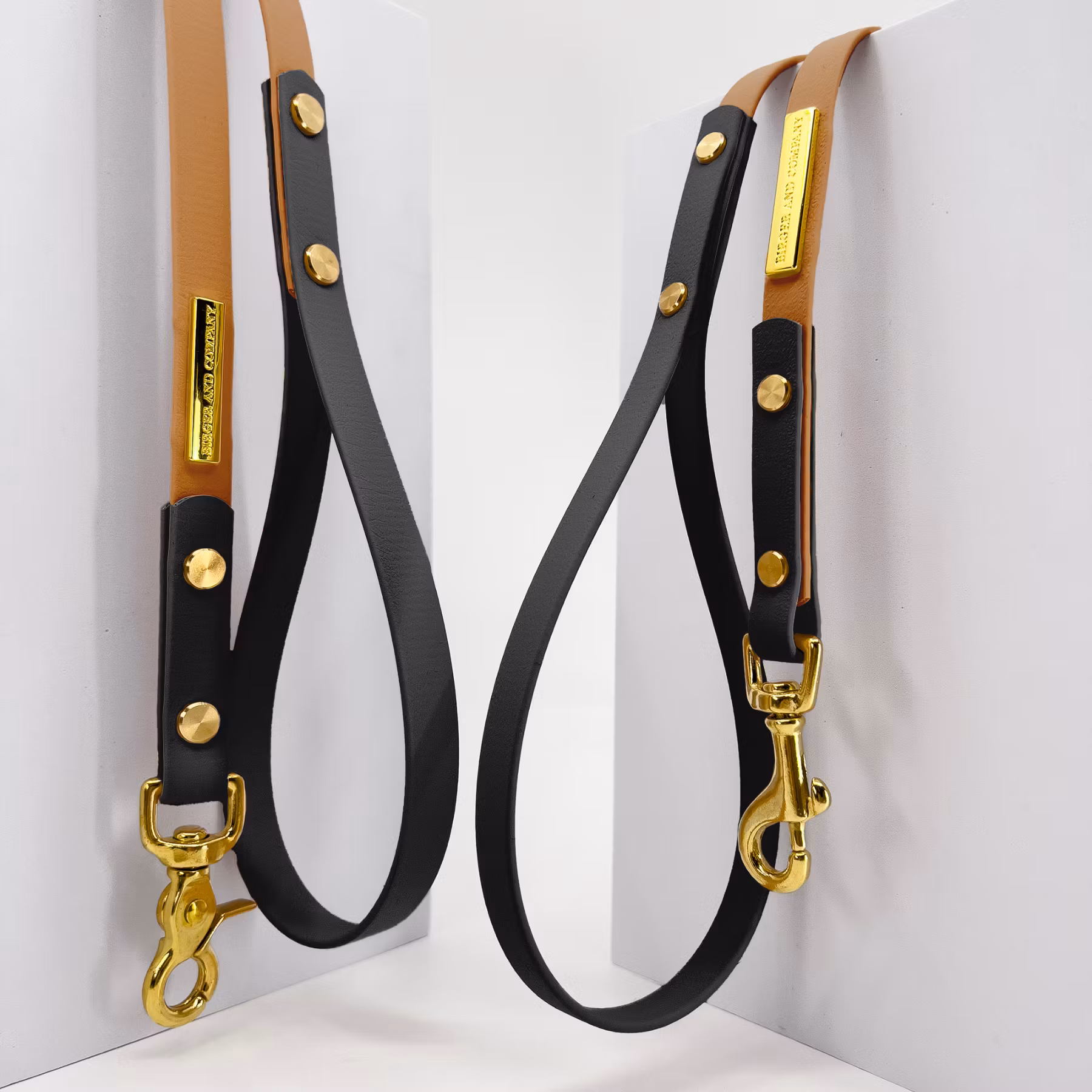 Tofarvet BioThane® hundesnor