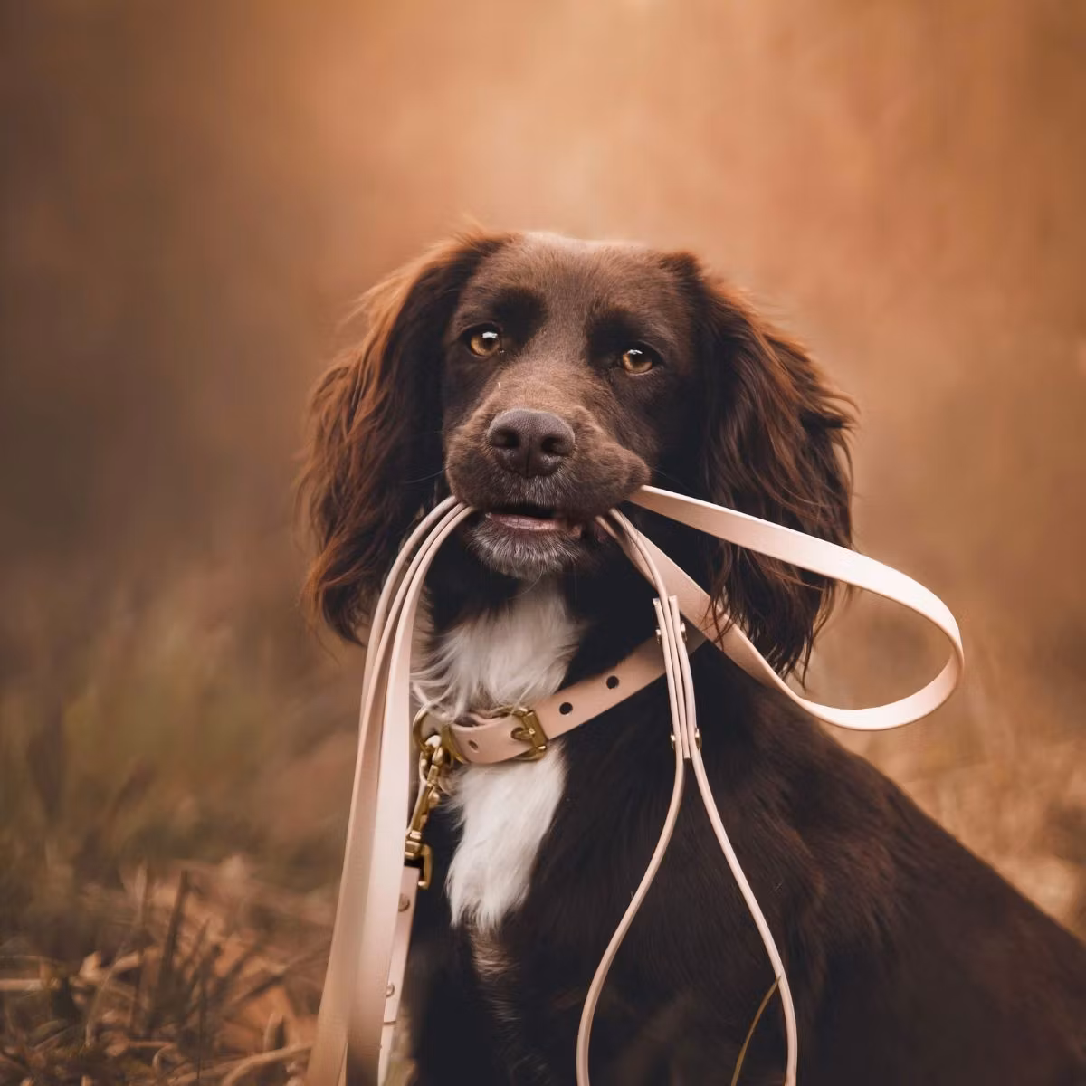 Enfärgat 
BioThane® hundkoppel