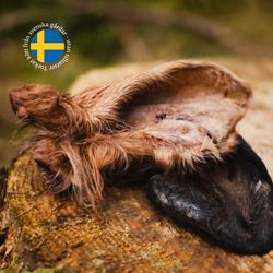Torkade Oxöron med päls 2stk