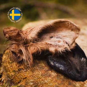 Torkade Oxöron med päls 2stk