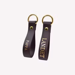 BioThane® nyckelring med tryck