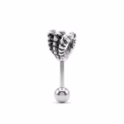 Dragon Claw Tragus Barbell – 316L Kirurgiskt Stål