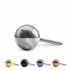 Kula 316L kirurgiskt stål för threadless push-pins